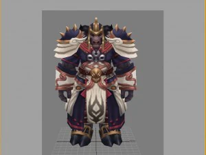 cloth set - cow devil 3D Model