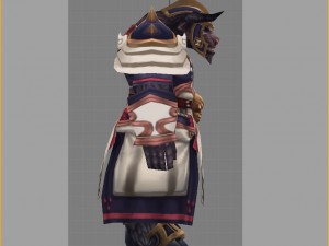 cloth set - cow devil 3D Model