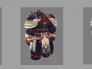 cloth set - cow devil 3D Model
