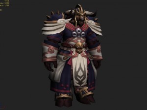 cloth set - cow devil 3D Model