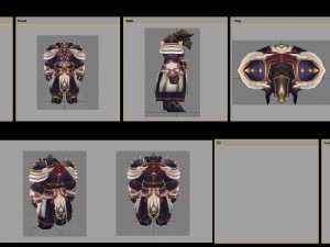 cloth set - cow devil 3D Model