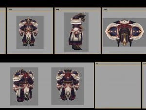 cloth set - cow devil 3D Model