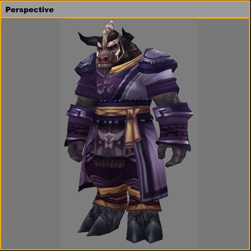 cloth set - cow demon 02 3D Model .c4d .max .obj .3ds .fbx .stl .blend