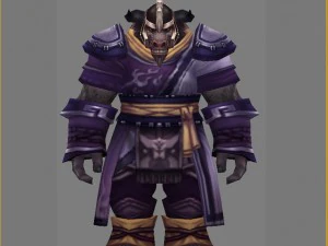 cloth set - cow demon 02 3D Model