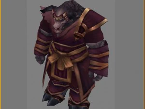 cloth set - cow magic 03 3D Model