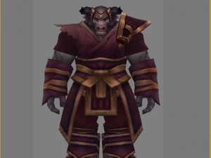 cloth set - cow magic 03 3D Model
