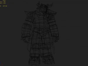 cloth set - cow magic 03 3D Model