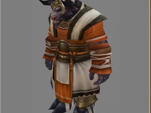 ensemble de tissus - magie de la vache 04 Modèle 3D