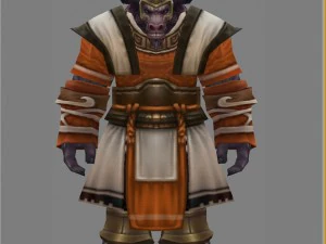 cloth set - cow magic 04 3D Model