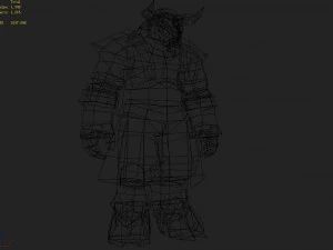 cloth set - cow magic 04 3D Model