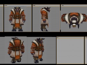 cloth set - cow magic 04 3D मॉडल