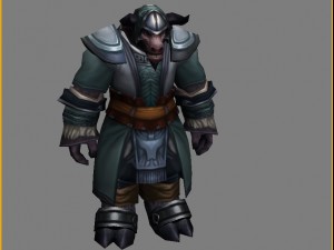 cloth set - cow magic 07 3D 모델