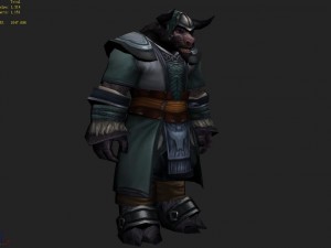 cloth set - cow magic 07 3D 모델