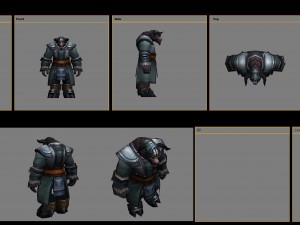 cloth set - cow magic 07 3D 모델