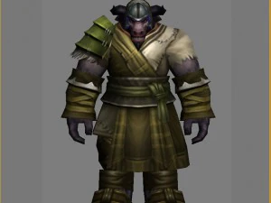 ensemble de tissus - magie de la vache 08 Modèle 3D