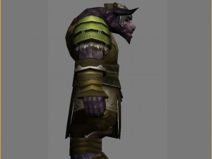 cloth set - cow magic 08 Model 3D