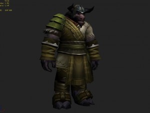 cloth set - cow magic 08 Model 3D