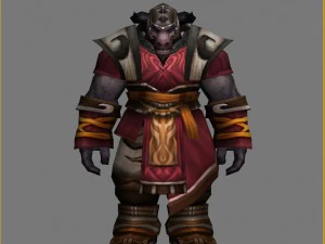 cloth set - cow magic 09 3D Model