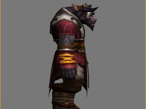 cloth set - cow magic 09 3D Model