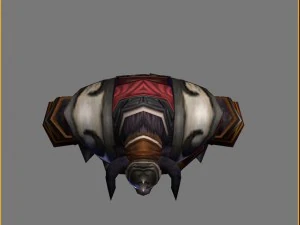 cloth set - cow magic 09 3D Model