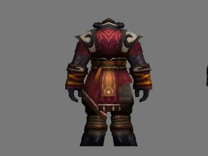cloth set - cow magic 09 3D Model