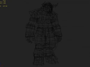 cloth set - cow magic 09 3D Model