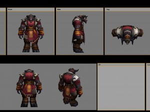 cloth set - cow magic 09 3D मॉडल