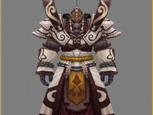 cloth set - cow magic 11 3D Model