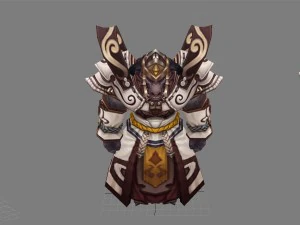 cloth set - cow magic 11 3D Model