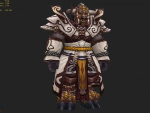 cloth set - cow magic 11 3D Model