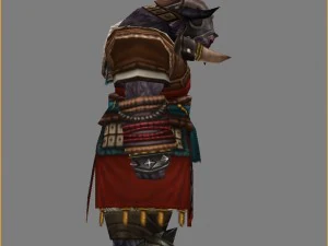 cloth set - cow devil 12 3D Model