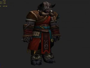 cloth set - cow devil 12 3D Model