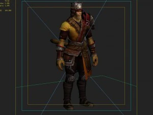 monkey character 01 3D Model