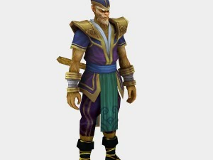 perlengkapan prajurit monyet 01 Model 3D