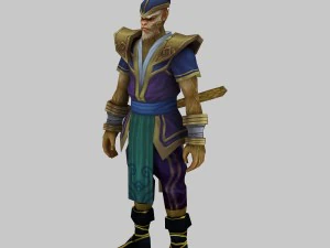 monkey soldier equipment 01 3D Model