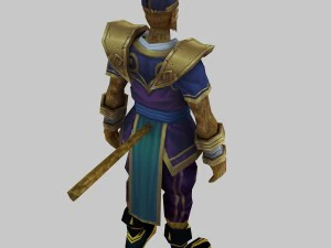 monkey soldier equipment 01 3D Model
