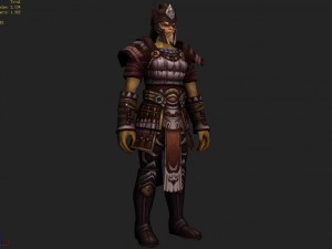 armor set - monkey 01 3D Model