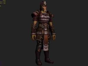 armor set - monkey 01 3D Model