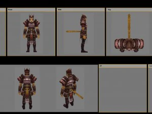 armor set - monkey 01 3D Model