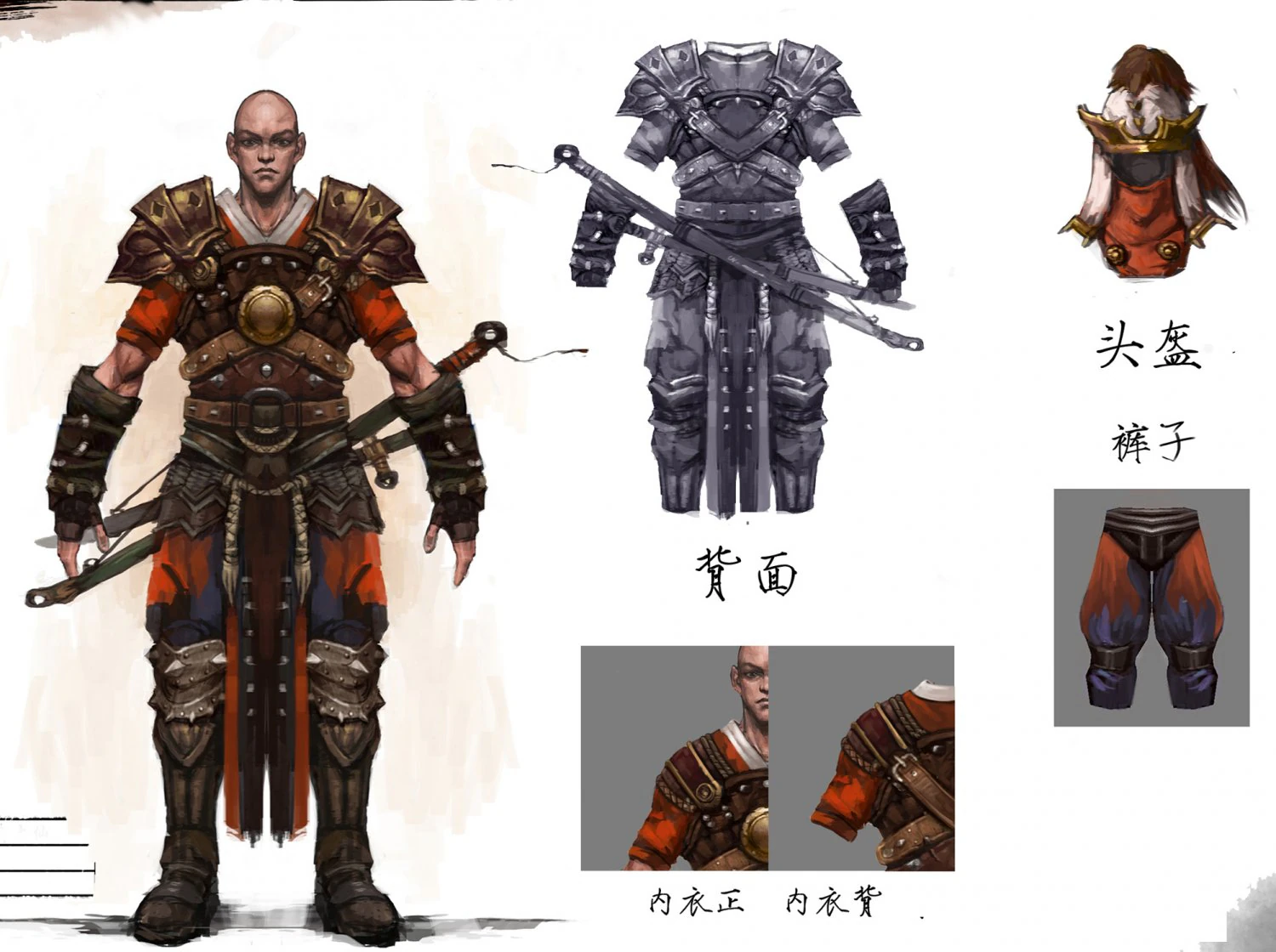 armor set - monkey 03 3D Model .c4d .max .obj .3ds .fbx .stl .blend 