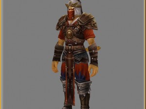 armor set - monkey 03 Modèle 3D