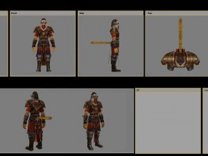 armor set - monkey 03 3D Model