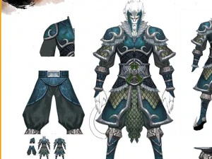 armor set - monkey 07 3D Model