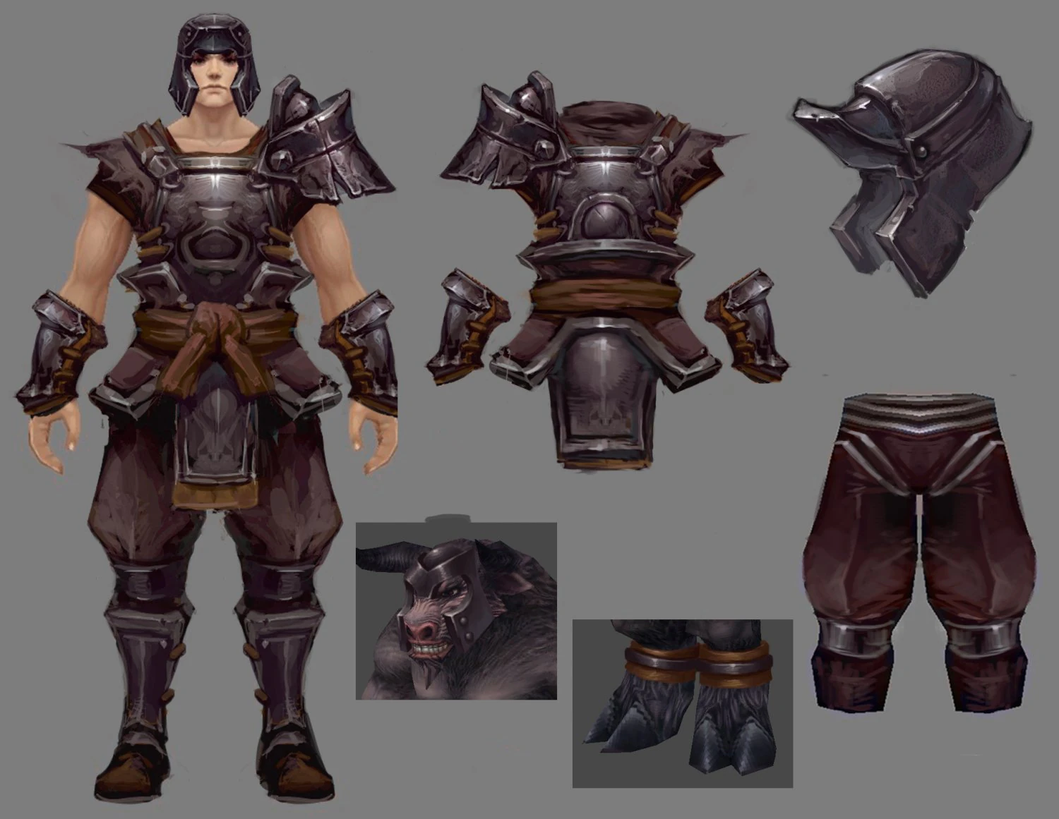 armor set - monkey 08 3D Model .c4d .max .obj .3ds .fbx .stl .blend 