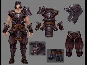 armor set - monkey 08 Modèle 3D