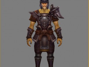 armor set - monkey 08 Model 3D