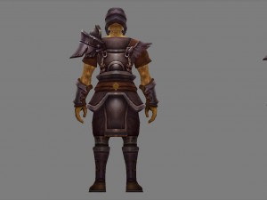 armor set - monkey 08 Model 3D