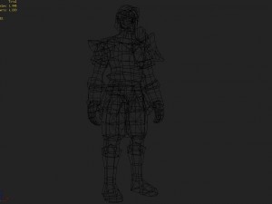 armor set - monkey 08 Model 3D