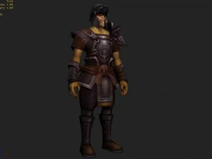 armor set - monkey 08 3D Model