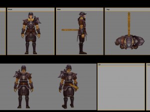 armor set - monkey 08 Model 3D